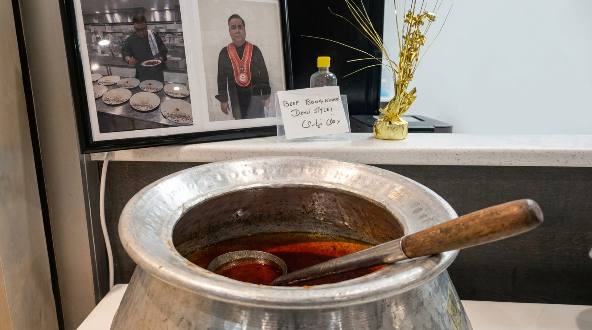 Beef nihari and the grill