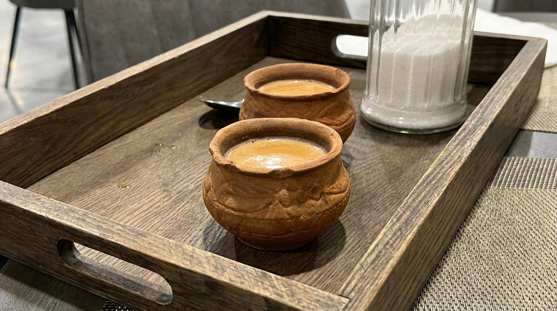 End with elaichi chai