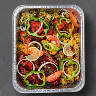 Half Chicken Mix Grill Platter