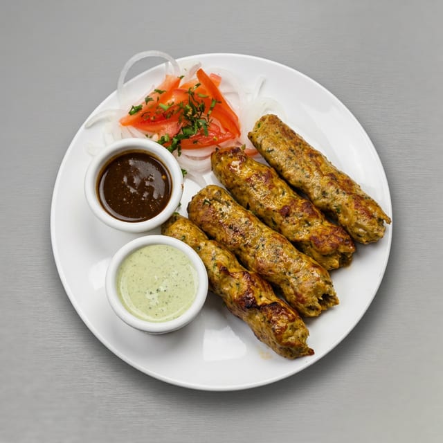 Chicken Seekh Kabab 4 Pcs.